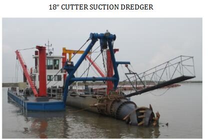 18CSD- Cutter Suction Sand Dredger